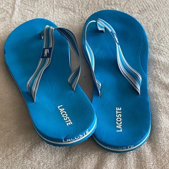 VINTAGE Lacoste Vibrant Blue Sandals main image 6